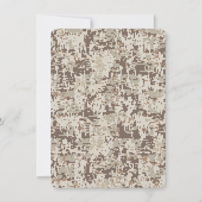 Wüste Beige Style Digital Camouflage (Vorderseite)