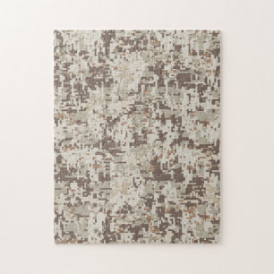 Wüste Beige Style Digital Camouflage Puzzle
