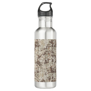 Wüste Beige Style Digital Camouflage Trinkflasche