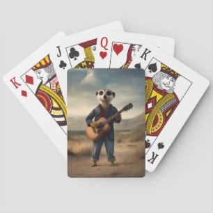 Wüste Blues: Denim Guitar Jam von Meerkat, Spielkarten