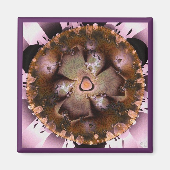 Wüste-Blume Magnet (Vorne)