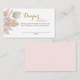 Wüste Boho Diaper Umschließungskarte Begleitkarte