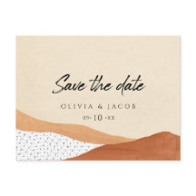 Wüste | Boho Save the Date Karte