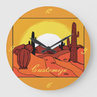 Wüste Cactus Sunset Thunder_Cove
