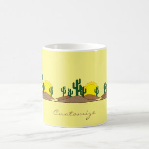 Wüste Cactus Sunset Thunder_Cove Kaffeetasse