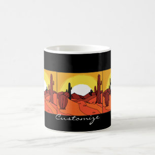 Wüste Cactus Sunset Thunder_Cove Kaffeetasse