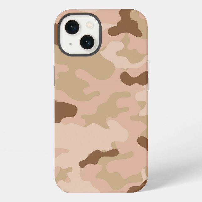 Wüste-Camouflage iPhone Hülle (Rückseite)