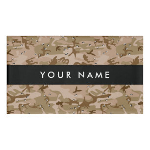 Wüste Camouflage Kies, Militär, Armee Namenschild