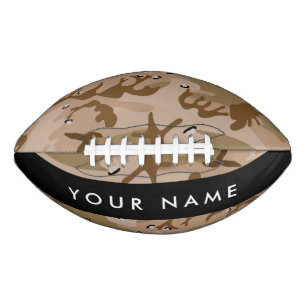Wüste Camouflage Kieselsteine, Ihr Name, personali Football