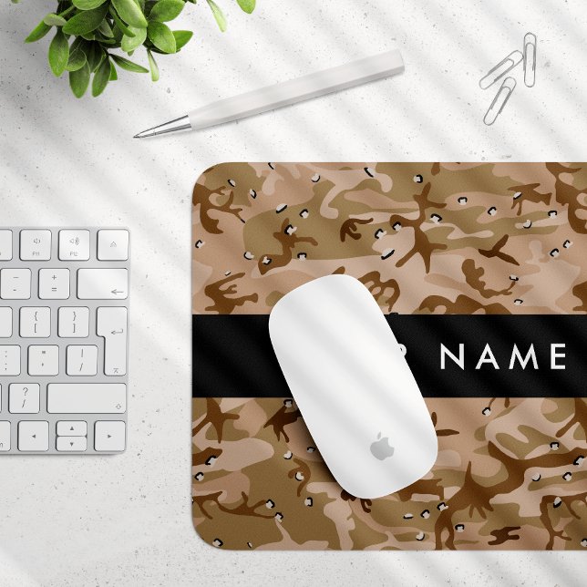 Wüste Camouflage Kieselsteine, Ihr Name, personali Mousepad (Von Creator hochgeladen)