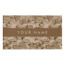 Wüste Camouflage Kieselsteine, Ihr Name, personali Namenschild