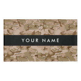 Wüste Camouflage Kieselsteine, Ihr Name, personali Namenschild