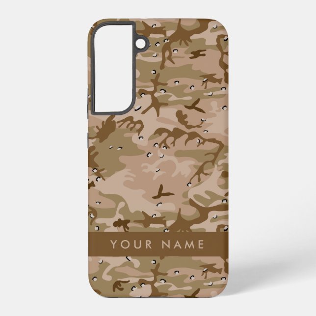 Wüste Camouflage Kieselsteine, Ihr Name, personali Samsung Galaxy Hülle (Rückseite)