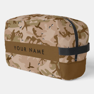 Wüste Camouflage Kieselsteine, Ihr Name, personali Waschbeutel