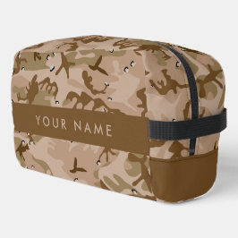 Wüste Camouflage Kieselsteine, Ihr Name, personali Waschbeutel