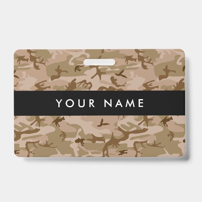 Wüste Camouflage, Militär, Armee Ausweis (Vorderseite)