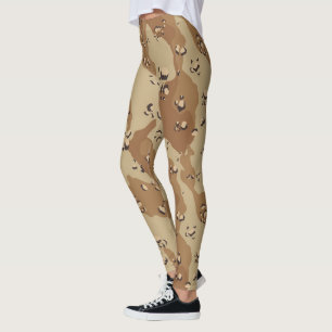 Wüste Camouflage Militärmuster Leggings