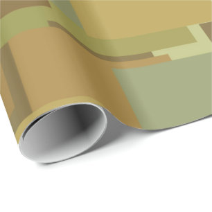 Wüste-Camouflage-Rechtecke Geschenkpapier