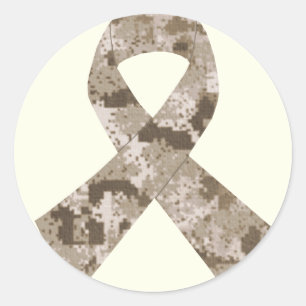 Wüste Camouflage Ribbon Sticker