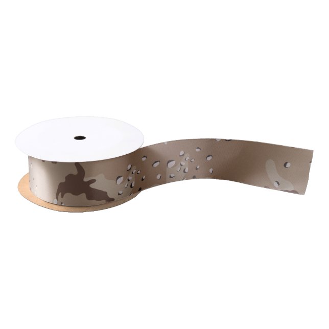 Wüste Camouflage Satin Ribbon Satinband (Spule)