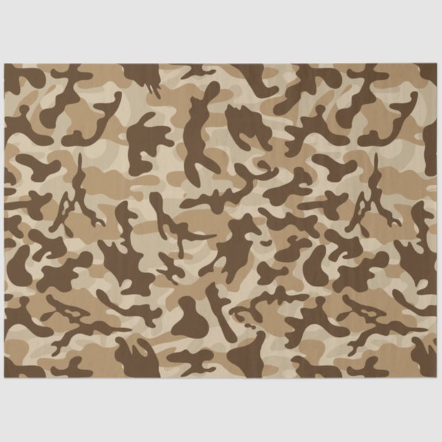 Wüste Camouflage Tissue Paper Seidenpapier (Vorderseite)
