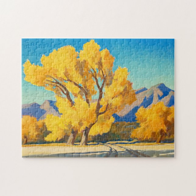 Wüste Cottonwood, Arizona von Maynard Dixon Puzzle (Horizontal)