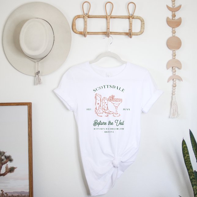 Wüste Cowgirl Country Club | Bachelorette T-Shirt (Von Creator hochgeladen)