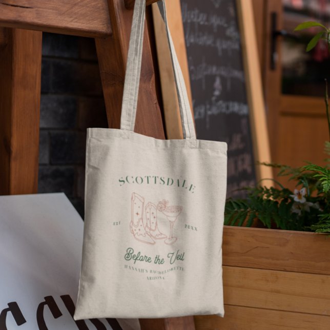 Wüste Cowgirl Country Club | Bachelorette Tragetasche (Von Creator hochgeladen)