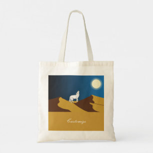 Wüste Coyote Howling Vollmond Thunder_Cove Tragetasche