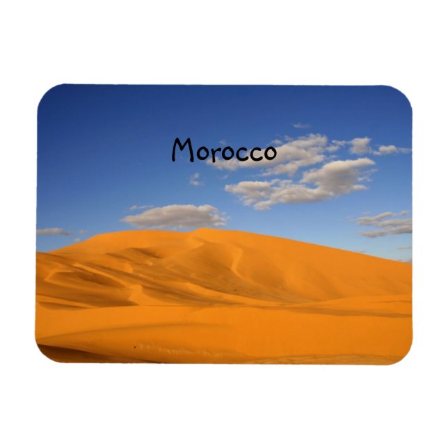 Wüste der Sahara in Marokko Premium Magnet (Horizontal)