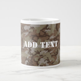 Wüste der Wälder MilitärCamouflage Jumbo-Tasse