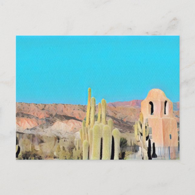 Wüste des Nordargentinens Postkarte (Vorderseite)