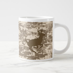 Wüste Digital Camouflage Deer Camouflage Muster Jumbo-Tasse
