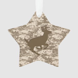 Wüste Digital Camouflage Deer Camouflage Muster Ornament