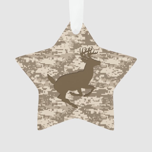 Wüste Digital Camouflage Deer Camouflage Muster Ornament (Vorderseite)