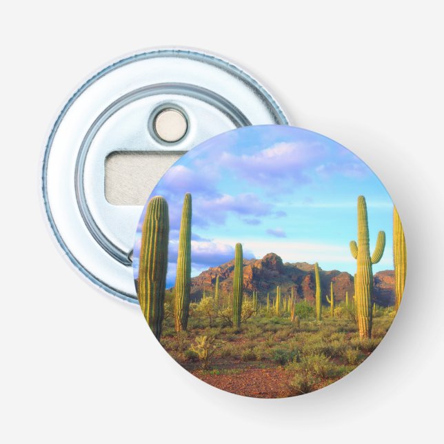 Wüste im Frühjahr Flaschenöffner (Vorderseite)