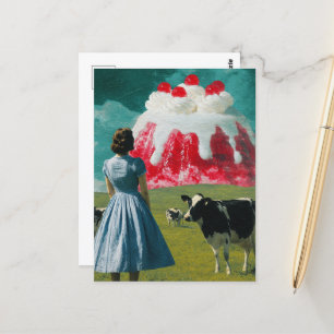 Wüste in der Milchweide Postkarte