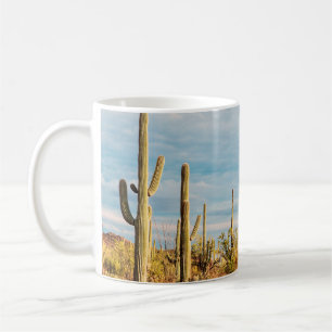 Wüste mit Saguaro cacti Kaffeetasse