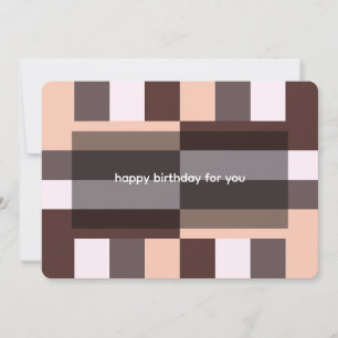 Wüste Mocha Geometric Wrapping Paper Einladung