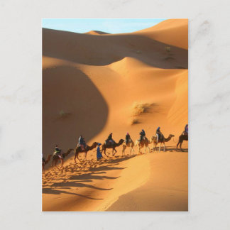 Wüste-Morocco-sahara Postkarte
