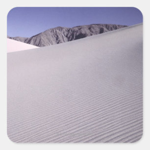 Wüste, Nationalpark Death Valley, Kalifornien Quadratischer Aufkleber