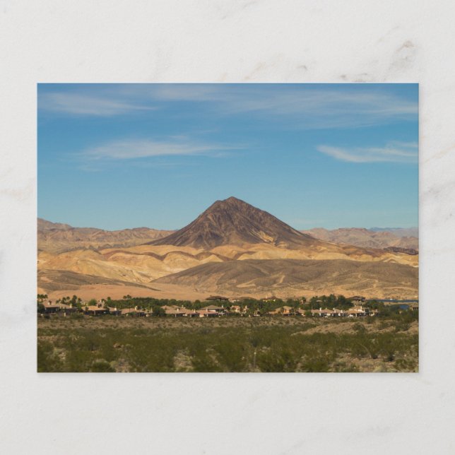 Wüste Nevada Feiertagspostkarte (Vorderseite)