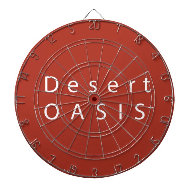 Wüste OASIS Metallkäfig Dartboard Dartscheibe (vorne)