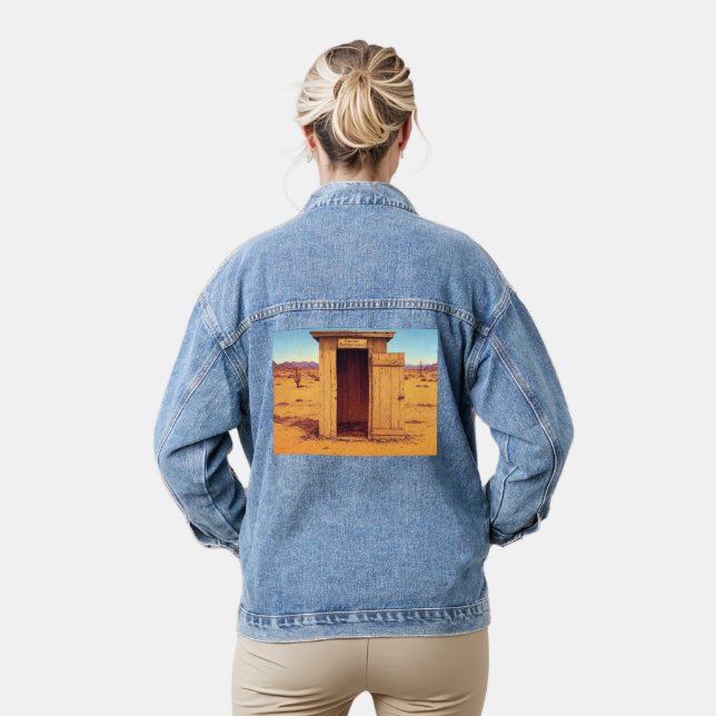Wüste Outhouse Frauen Denim Jacke (Modell)
