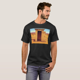 Wüste Outhouse Männer schwarzer T - Shirt