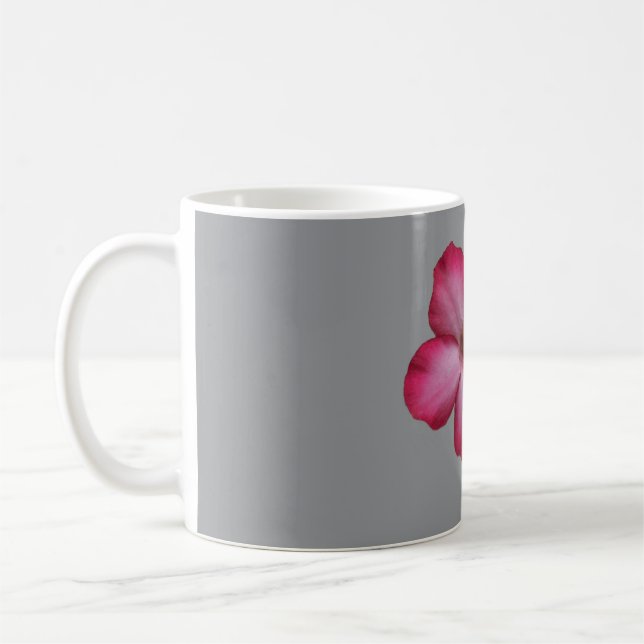 Wüste-Rose (Adenium) mit Single Kaffeetasse (Links)