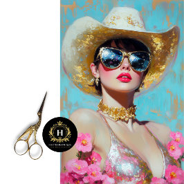 Wüste Rose Rodeo Decoupage Seidenpapier