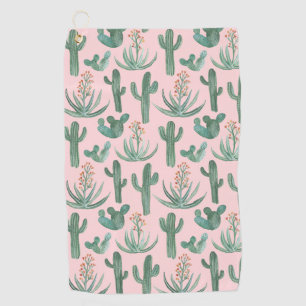 Wüste Saguaro Cacti Golfhandtuch