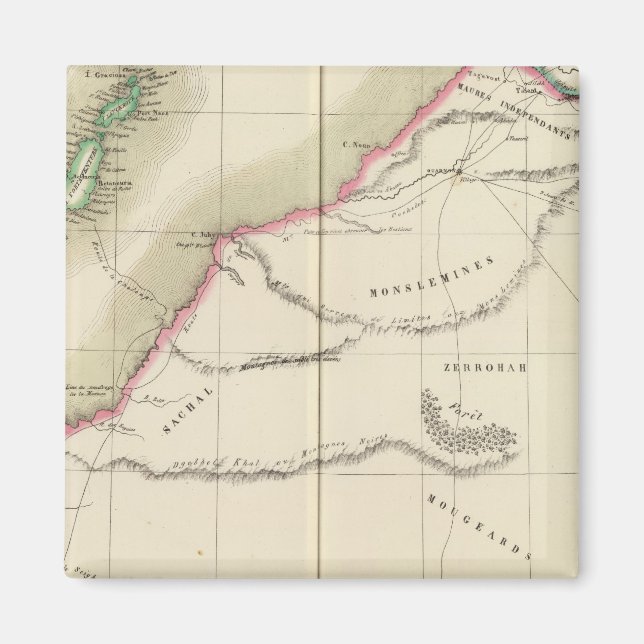 Wüste Sahara, Afrika 6 Magnet (Vorne)