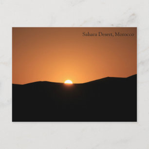 Wüste Sahara, Marokko Postkarte